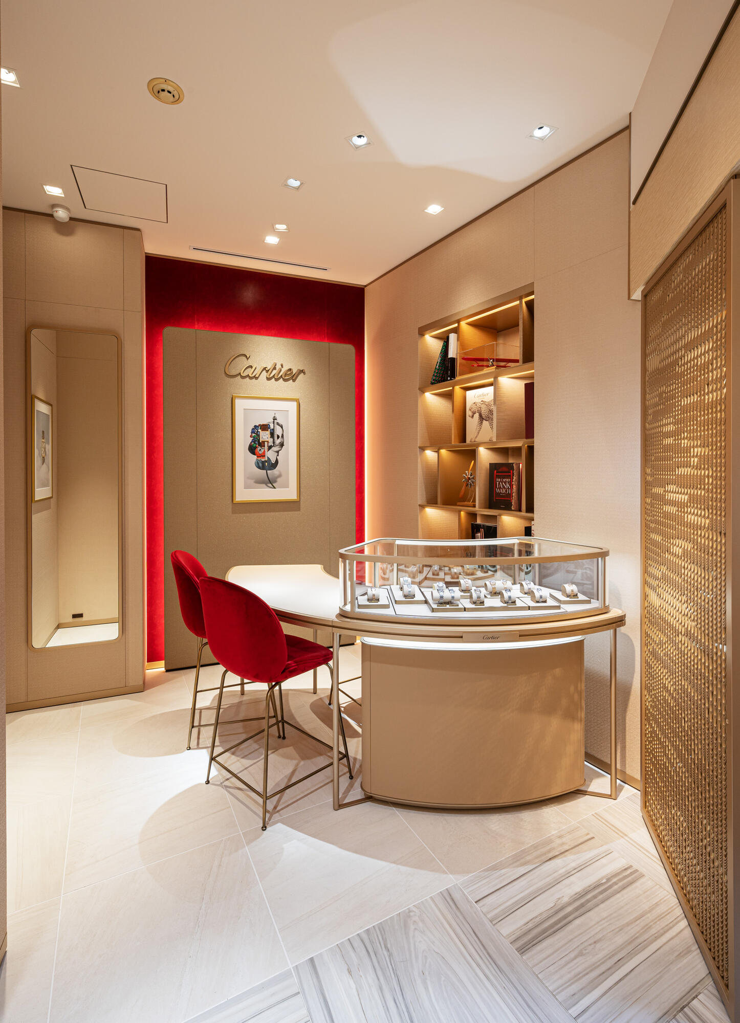 【激レア】1点のみ Cartier／カルティエ 店舗用ディスプレイ（非売品） Cartier ウォッチ コレクション｜イベント・フェア｜時計・腕時計の